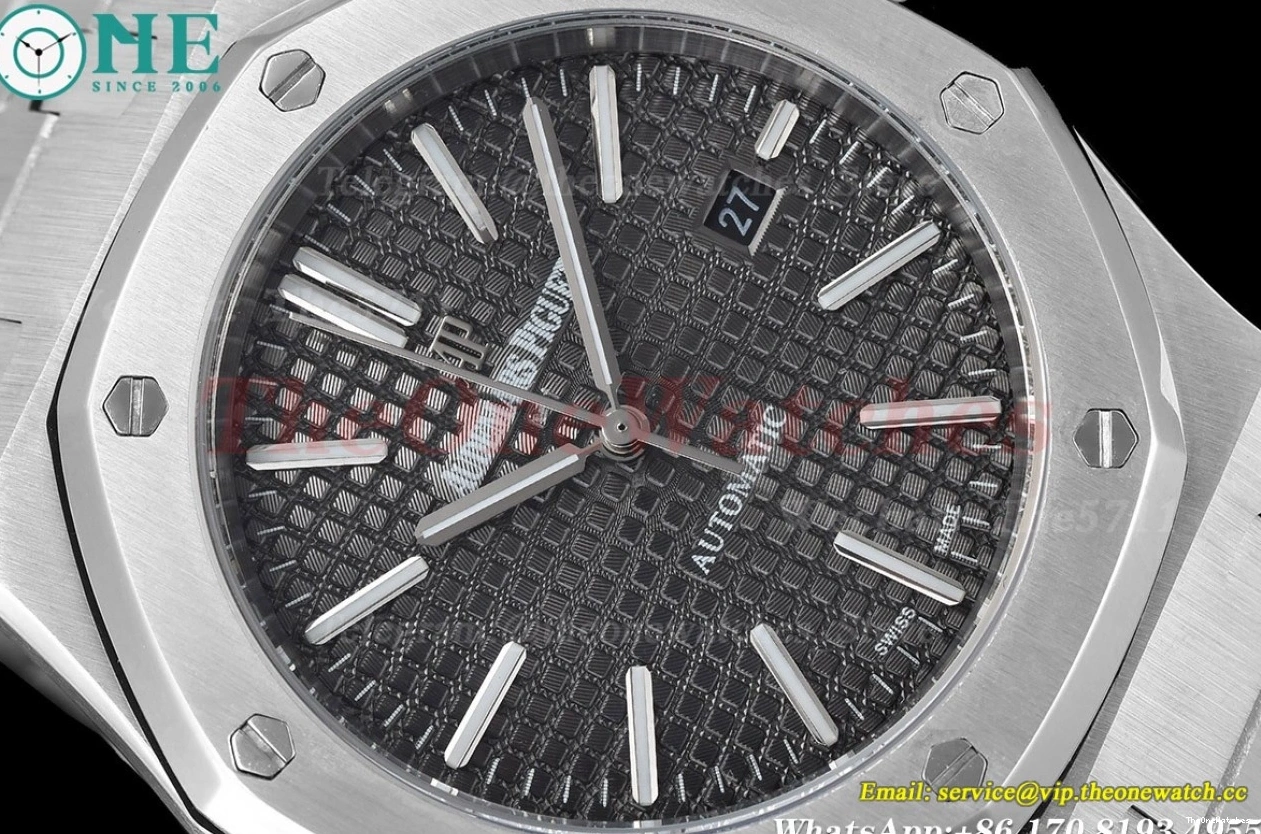 41mm SS 15400 MY8215 Grey GDF SS Dial Royal Oak 0106